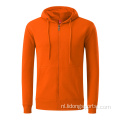 Hoge kwaliteit casual zip -up hoodie sweatshirt unisex